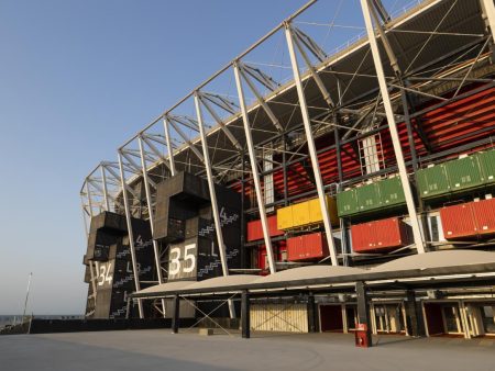 Stadion 974 in Doha (WK 2022)